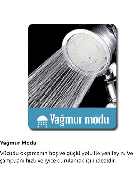 Kireç Önleyici,filtreli ve Masaj Özellikli Duş Takımı