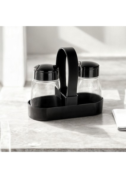Tuzluk & Biberlik 2'li Tuzluk ve Biberlik Stantlı Tuzluk Karabiberlik Baharatlık Kapaklı Tuzluk Seti fiyatları