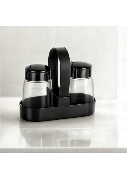 Tuzluk & Biberlik 2'li Tuzluk ve Biberlik Stantlı Tuzluk Karabiberlik Baharatlık Kapaklı Tuzluk Seti fırsatları