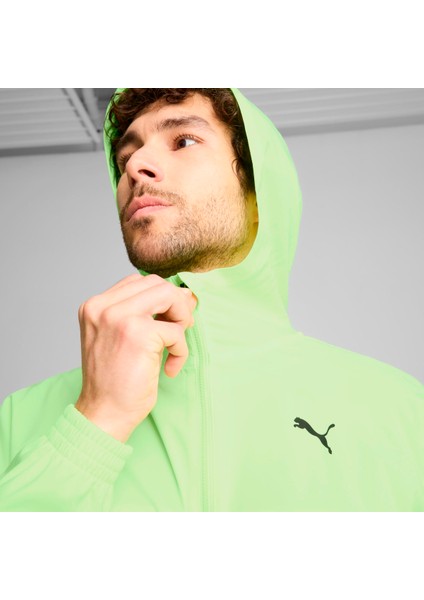 Fit Woven Full Zip Erkek Yeşil Kapüşonlu Ceket fiyatları