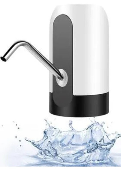 Yeni Nesil Garantili USB ile Şarj Edilebilir Elektrikli Otomatik Damacana Su Pompası Otomatik Şarjlı Damacana Su Pompası ve Şarj Kablosu Otomatik Şarjlı Su Sebili