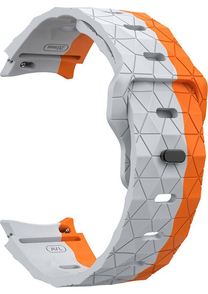 Samsung Galaxy Watch Serisi-40-47MMM KRD-116 20MM Futbol Desenli Spor Tasarımlı Silikon Kordon modelleri