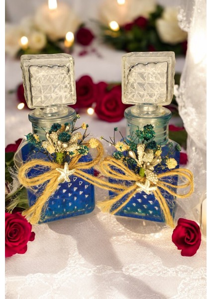 20 Adet Kristal Cam Şişe Kuru Çiçekli Nişan,nikah,düğün Hediyesi fırsatları