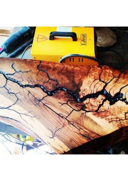 Lichtenberg, Ahşap Yakma Makinesi, Smart Hobby, izole Eldiven, Yalıtımlı Halı,