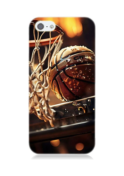 Apple iPhone 5 Uyumlu Uzay Iskeleti Desenli Silikon Kılıf