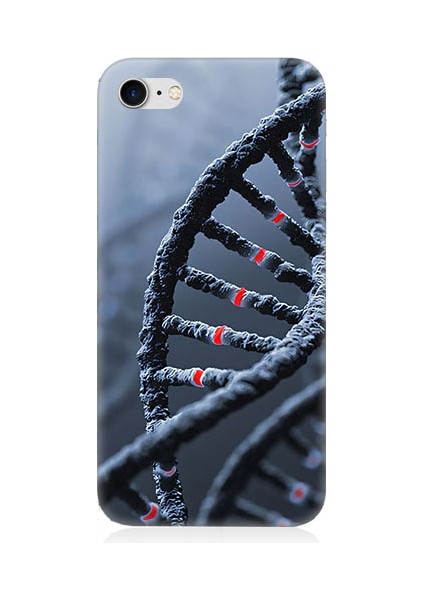 Apple iPhone 8 Uyumlu Dna Sarmalı Desenli Silikon Kılıf