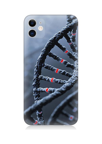 Apple iPhone 12 Uyumlu Dna Sarmalı Desenli Silikon Kılıf
