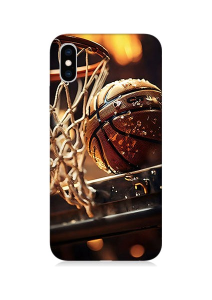 Apple iPhone Xs Max Uyumlu Uzay Iskeleti Desenli Silikon Kılıf