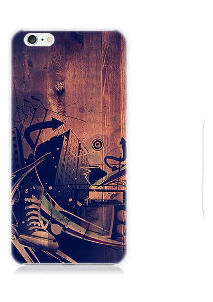 Apple iPhone 6 Uyumlu Karanlık Tiyatro Desenli Silikon Kılıf