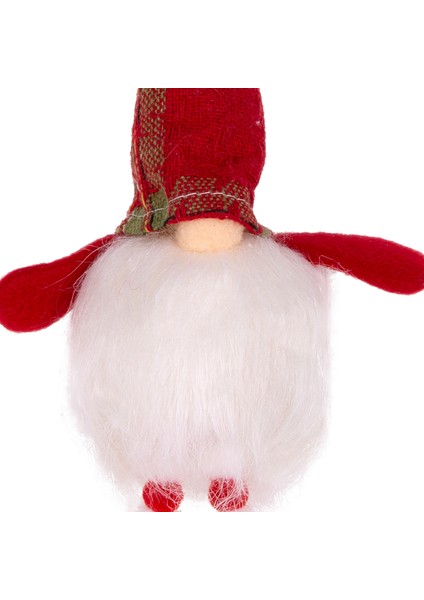 Yılbaşı Süsü Noel Baba Figürü Işıklı Kırmızı-Beyaz 8X27 Cm. fiyatları