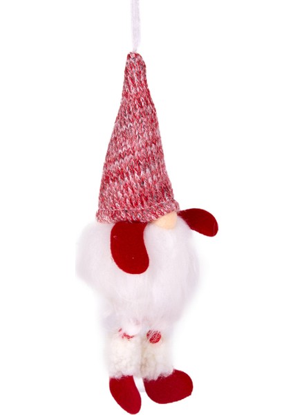 Yılbaşı Ağaç Süsü Noel Baba Figürü Işıklı Kısa Kollu Kırmızı-Beyaz 9x modelleri