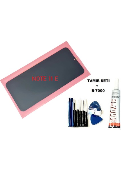 Xiaomi Redmi NOTE 11E Lcd Ekran Dokunmatik (B-7000+Tamir Seti)