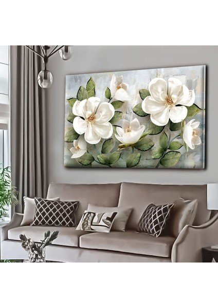 Dekoratif Tablonuz Dekoratif Modern Şık Çiçek Hd Baskı Kanvas Tablo E16