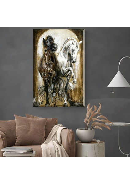 |şık At Tablosu 5|çerçevesiz Hd Baskı Kanvas Tablo