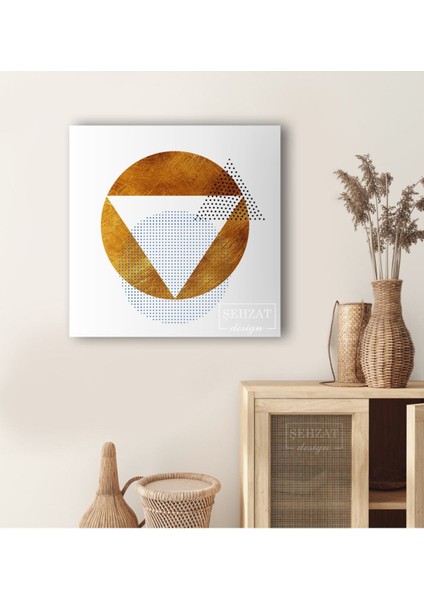 Exclusive Sanatsal Soyut Geometrik Dekoratif Hd Baskı Kanvas Tablo