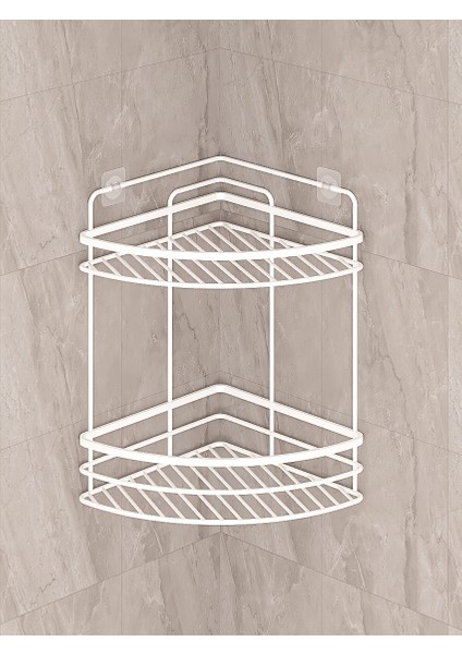 Yapışkanlı Ömür Boyu Paslanmaz Banyo Düzenleyici Şampuanlık LK02 fiyatları