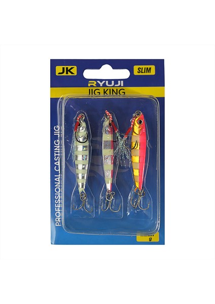Jig King 3 Adet 20GR Zebra Mix Jig Yem
