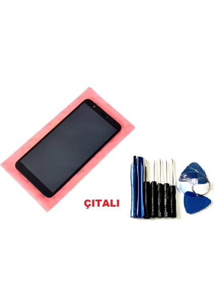 - P Smart 2018 LCD Ekran Dokunmatik (Çıtalı Tamir Seti) Siyah