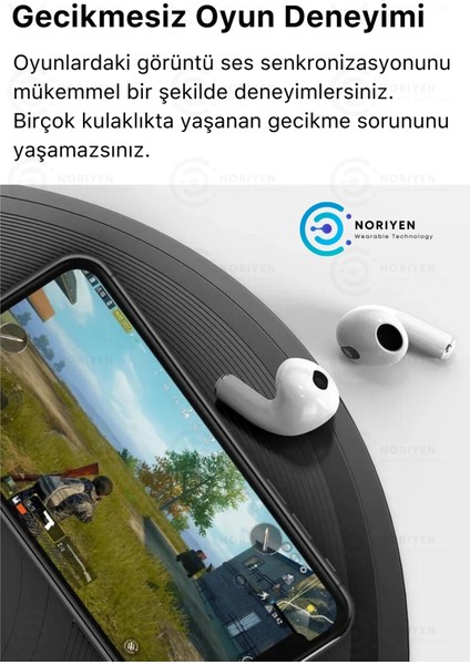 3. Nesil Ios Android Uyumlu Bluetooth Kulaklık Premium Özel Seri Kulak Içi Kablosuz Kulaklık Blututlu ve Airpod 3 Pro Apple Nry