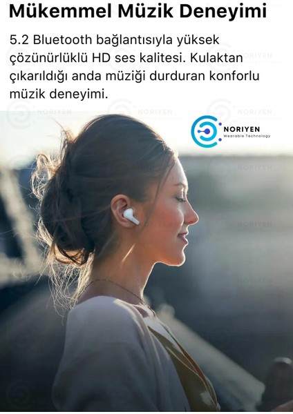 3. Nesil Ios Android Uyumlu Bluetooth Kulaklık Premium Özel Seri Kulak Içi Kablosuz Kulaklık Blututlu ve Airpod 3 Pro Apple Nry