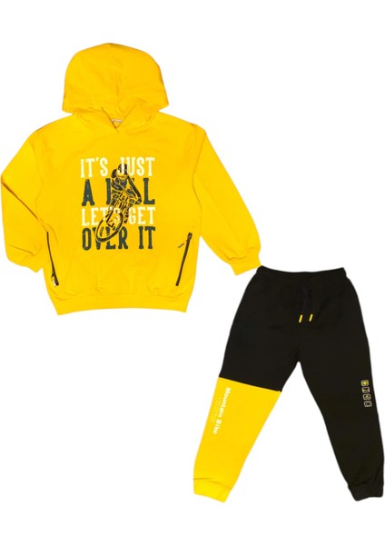 Kapüşonlu Spor Şık Kaliteli Erkek Çocuk Sweatshirt / Eşofman Takımı
