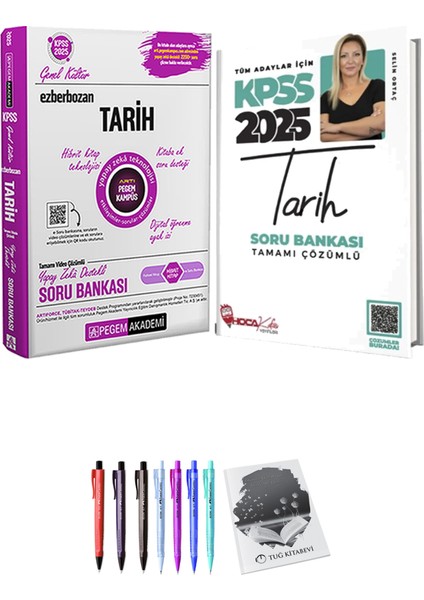 Hoca Kafası 2025 KPSS Tarih Soru Bankası - 2025 Ezberbozan KPSS Tarih Soru Bankası + Armağan