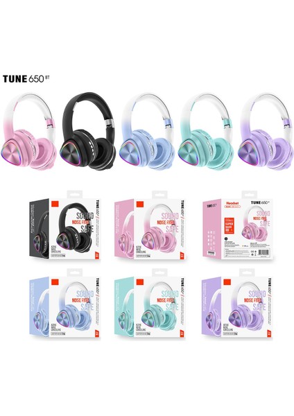 Tune 650 Bt Rgb Kablosuz Kafaüstü Kulaklık - Mavi fırsatları