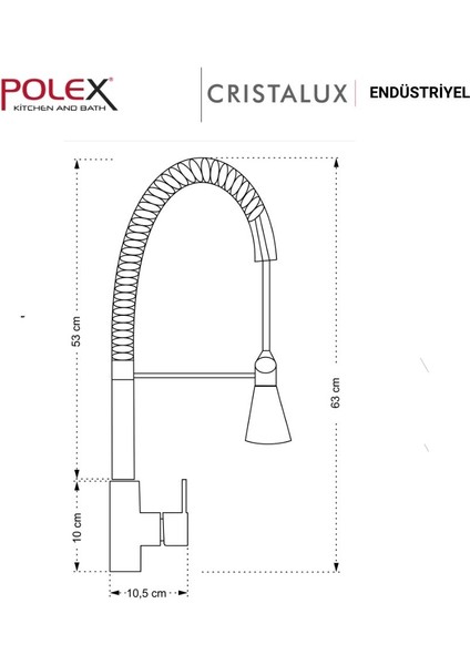 Cristalux Endüstriyel Mutfak Evye Bataryası