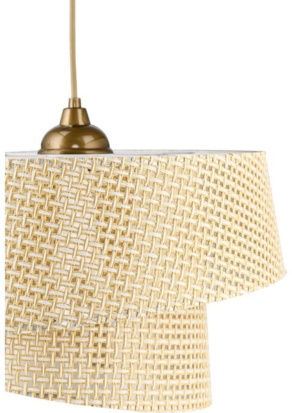 Eftelya Hazeran Rattan 2 Katlı Pasta Sarkıt Avize fiyatları