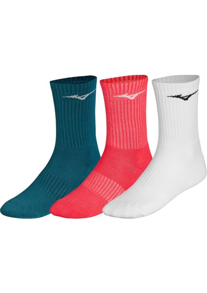Training 3p Socks Unisex Çorap Beyaz/yeşil/turuncu
