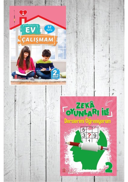 2.sınıf Ev Çalışmalarım+ Zekâ Oyunları ile Derslerimi Öğreniyorum