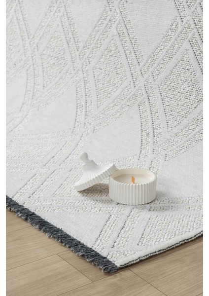 Bukle Krem Kaymaz Taban Makinede Yıkanabilir Kilim Balkon Mutfak Halısı Bk203 80 x 150 modelleri