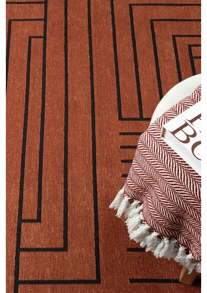 Eko Kiremit Kaymaz Taban Kilim Balkon Mutfak Oturma Odası Halısı Yoluk Eko323 100 x 200