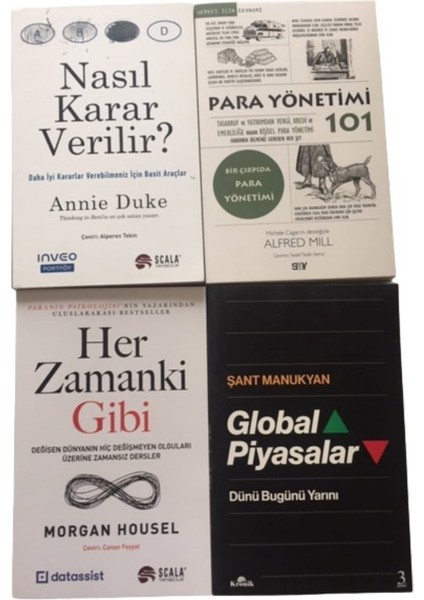 Nasıl Karar Verılır / Para Yontemı 101 / Her Zamankı Gıbı / Global Pıyasalar (4 Set)