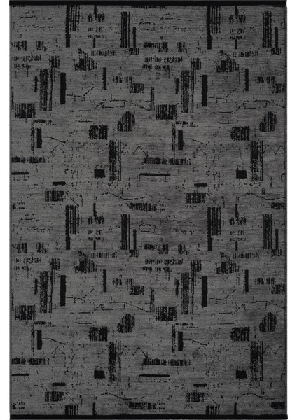 Eko Antrasit Kaymaz Taban Kilim Balkon Mutfak Oturma Odası Halısı Yoluk Eko115 100 x 300