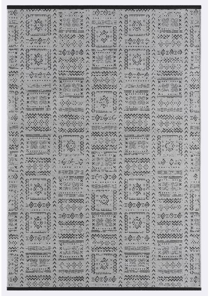 Eko Gri Kaymaz Taban Kilim Balkon Mutfak Oturma Odası Halısı Yoluk Eko336 100 x 300