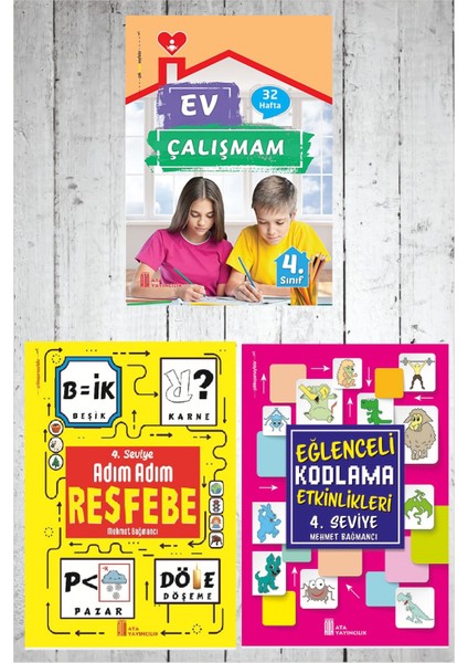 4.sınıf Ev Çalışmalarım+Kodlama+Resfebe