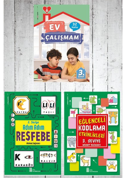 3.sınıf Ev Çalışmalarım+Kodlama+Resfebe