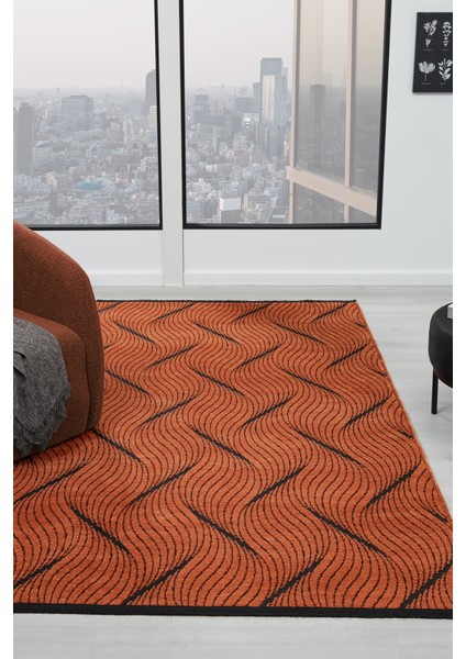Eko Kiremit Kaymaz Taban Kilim Balkon Mutfak Oturma Odası Halısı Yoluk Eko321 120 x 180