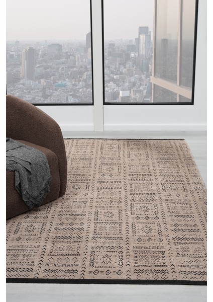 Eko Bej Kaymaz Taban Kilim Balkon Mutfak Oturma Odası Halısı Yoluk Eko352 80 x 150