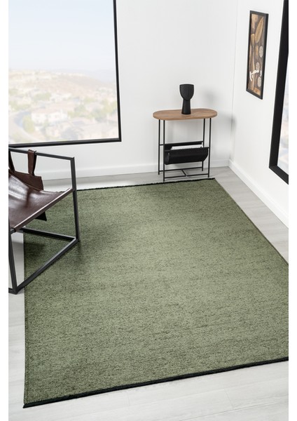 Liv Yesil Kaymaz Taban Makinede Yıkanabilir Kilim Balkon Mutfak Halısı 0Lv383 80 x 300