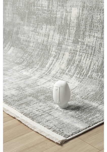 Hermes Krem Gri Salon Oturma Odası Çocuk Odası Yatak Odası Halısı Hm6002 120 x 180