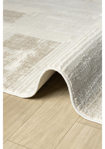 Hermes Krem Bej Salon Oturma Odası Çocuk Odası Yatak Odası Halısı Hm6014 80 x 150 indirimleri