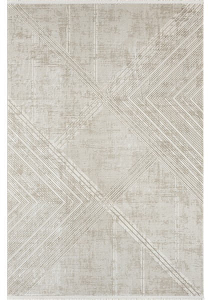 Hermes Krem Bej Salon Oturma Odası Çocuk Odası Yatak Odası Halısı Hm6016 100 x 200