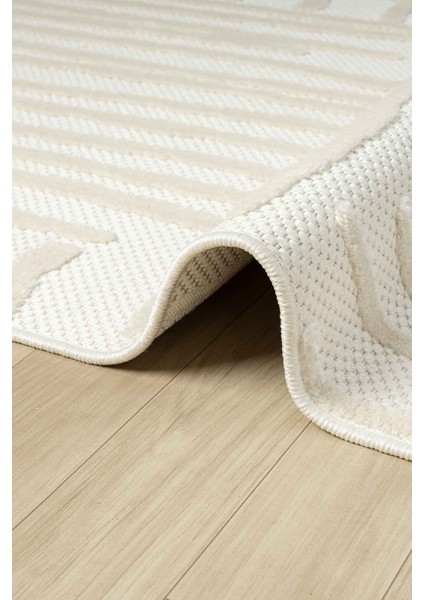 Harmoni Beyaz Salon Oturma Odası Çocuk Odası Yatak Odası Halısı Hrm206 120 x 180 indirimleri