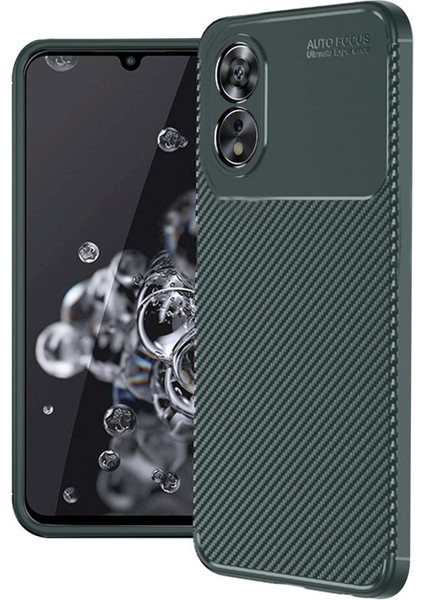 Oppo A60 Kılıf Negro Karbon Fiber Desen Silikon
