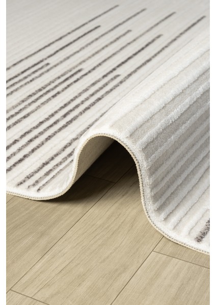 Maki Gri Salon Oturma Odası Çocuk Odası Yatak Odası Halısı Mk9008 80 x 150