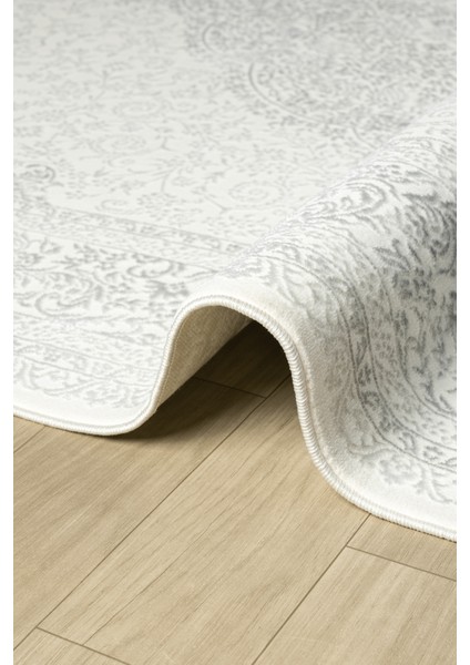 Motto Krem Gri Salon Oturma Odası Çocuk Odası Yatak Odası Halısı Mt1016 80 x 300 indirimleri