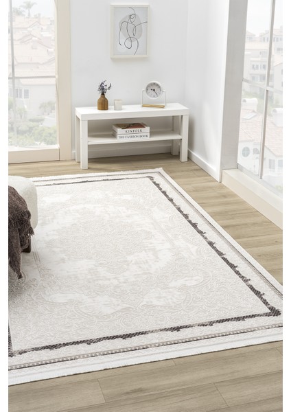 Maki Antrasit Salon Oturma Odası Çocuk Odası Yatak Odası Halısı Mk9001 100 x 200
