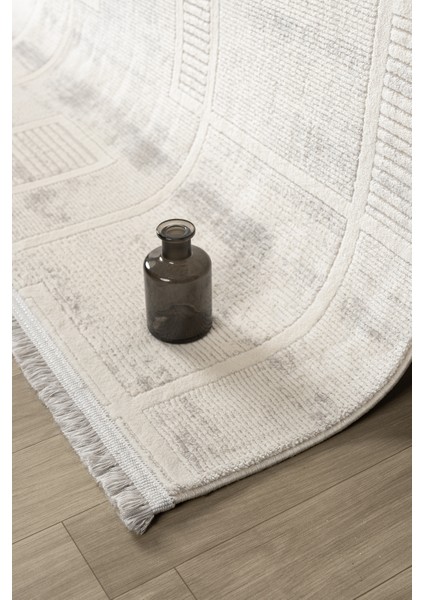 Santana Krem Salon Oturma Odası Çocuk Odası Yatak Odası Halısı Sn423 200 x 290